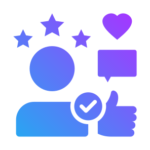 Customer Review, Like, Customer Feedback, Satisfaction, Communication  icon