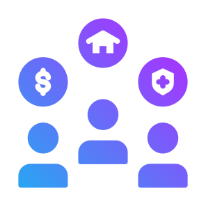 Employee Benefit, House, Insurance, Incentive, Wellness icon