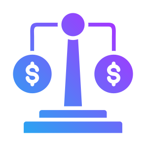 Equity, Money, Economy, Control, Balance  icon