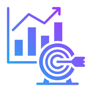 Goal, Target, Strategy, Marketing, Investment icon