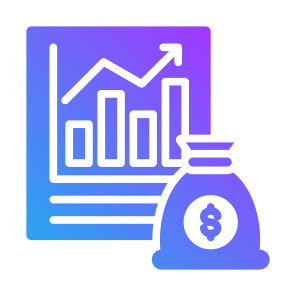 Monetary, Report, Investment, Income, Growth icon