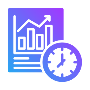Stock Market, Stock, Timing, Schedule, Data Analytics   icon