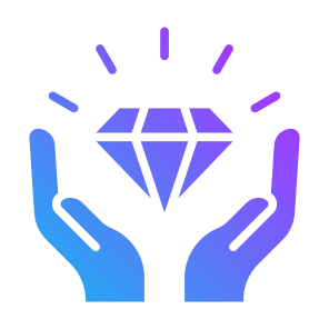 Value Proposition, Asset, Diamond, Wealth, Value icon