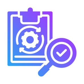 Controlling, Process, Audit, Inspection, Quality Control icon