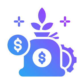 Investment, Fund, Salary, Money Bag, Management  icon