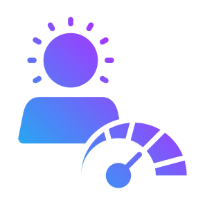 Over Confidence, User, Indicator, Performance, Level icon