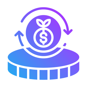 Return On Investment, Growing, Invest, Money, Dollar  icon