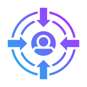 Target Audience, User, Focus, Goal, Targeting  icon