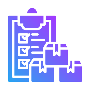 Clipboard, Box, Order, Delivery, Packaging, Ecommerce icon