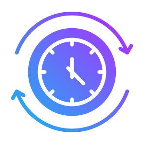  Hours,  Open, , Time, Date, Clock, Cycle icon
