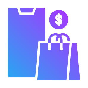 Online Payment, Mobile Phone, Cash,  Mobile Payment, Money Transfer, Ecommerce icon