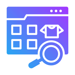 Search Product, Ecommerce, Browsing, Online Store, Search, Item  icon