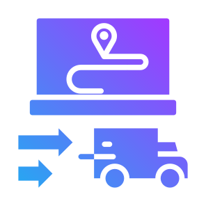 Shipment, Delivery, Route, Online Shopping, Online Tracking, Ecommerce icon