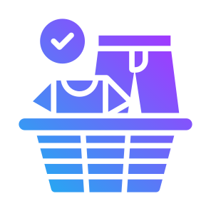 Shopping Basket, Online Shop, Clothes, Commerce, Products, Ecommerce icon