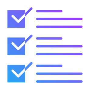 Checklist, List, Menu, Item, Check Mark icon