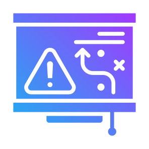 Contingency Plan, Security, Save, Warning, Plan, Risk Management icon