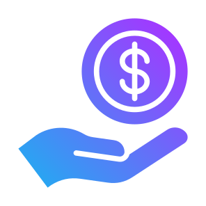 Fund, Hand, Dollar, Investment, Money Bag icon