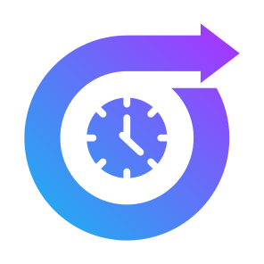 Future, Duration, Time, Long Term, Arrow icon