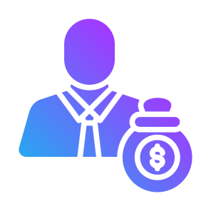 Investor, Dollar, Money Bag, Personal Wealth, Money icon