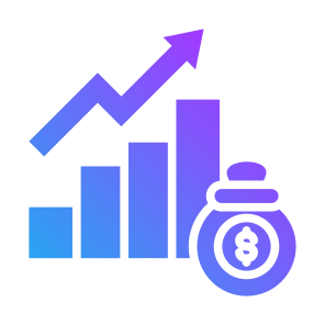 Profit, Money, Graphic, Statistics, Increase icon