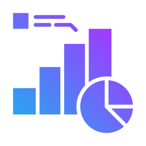 Sales, Statistics, Marketing, Pie Chart, Bar Chart icon