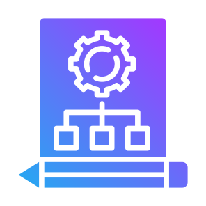 Scheme, Gears, Hierarchy, Flowchart, Structure icon