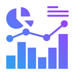 Statistics, Analysis, Data, Pie Chart, Bar Chart icon
