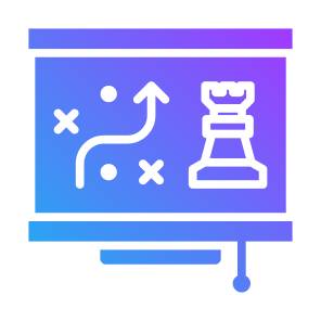 Strategy, Presentation, Planning, Strategic Plan,  Tactics icon