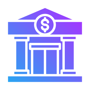 Bank, Savings, Finance, Banking, Economy, Building icon