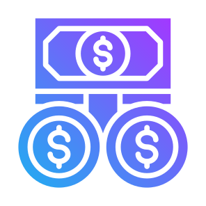 Cash Money, Money, Currency, Cash, Dollar, Coin icon