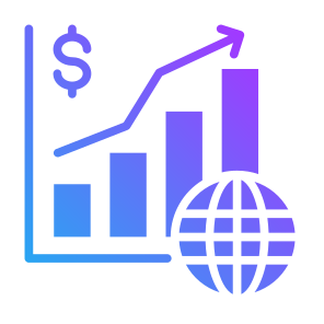 Economy Growth, Economy, Growth, Money, Global, Increase icon