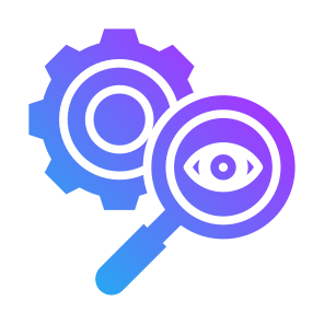 Inspection, Audit, Research, Investigation, Vision, Search  icon