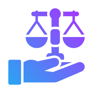 Justice, Law, Legal, Trial, Judge, Scales icon