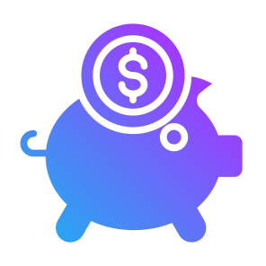 Piggy Bank, Bank, Save, Money, Cost Saving, Fund icon