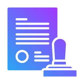 Stamp, Document, Approval, Validation, Certificate, Validity icon