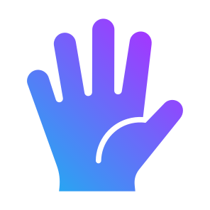 Hand, Body Parts, Open Hands, Five Fingers, Hand Palm icon