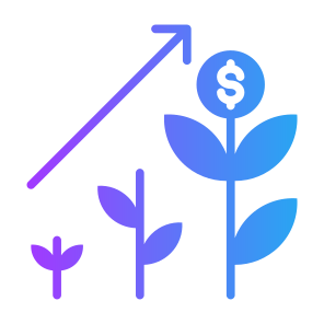 Growth Investment, Profit, Money, Growth, Investment, Financial Growth icon