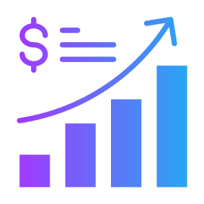 Sales Growth, Sales, Growth, Profit Up, Increase, Chart  icon