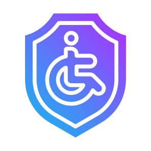 Disability Insurance, Disability, Insurance, Wheelchair, Protection, Healthcare icon
