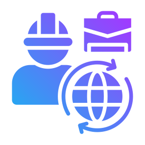 Global Outsourcing, Employee, Labor, Job, Outsourcing, Global icon