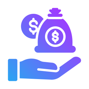Revenue, Money, Income, Salary, Money Bag, Wage icon