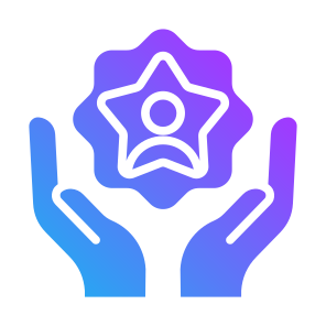 Customer Loyalty, Stars, Client, Rating, Reward Points icon