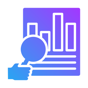 Data Analysis, Search, Report, Research, Audit icon
