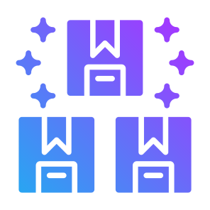 Differentiation, Box, Product, Packaging, Shipping And Delivery icon