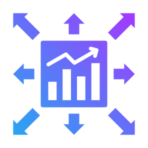 Expansion, Connection, Networking, Channel, Investment icon