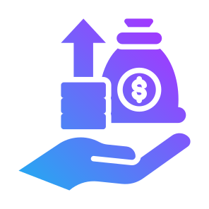 Profit, Money Bag, Profit, Salary, Wage icon