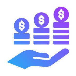 Revenue, Money, Income, Growth, Salary icon
