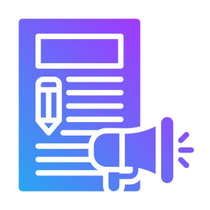 Content Marketing, Marketing, Blogging, Article, Promotion  icon