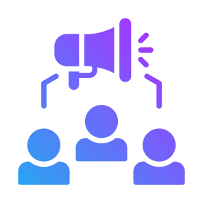 Public Relations, People, Marketing, Announcement, Promotion icon