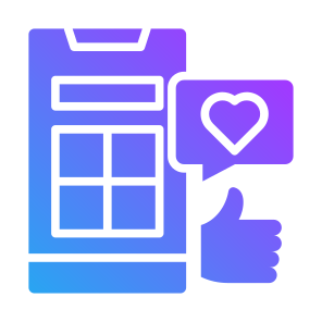 Social Media, Social Network, Smart Phone, Communications, Like icon